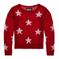 Superdry moteriškas džemperis Mylee Star loose red kaina ir informacija | Megztiniai moterims | pigu.lt