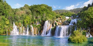 CASTORLAND Dėlionė 4000el. Krka kriokliai, Kroatija - Krka kriokliai ProLine kaina ir informacija | Dėlionės (puzzle) | pigu.lt