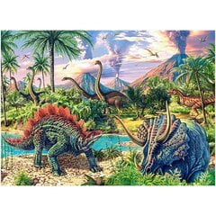 CASTORLAND Dėlionė 120el. Dinosuar Volcanos - Dinozaurai prie ugnikalnių ProLine kaina ir informacija | Dėlionės (puzzle) | pigu.lt