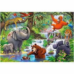 CASTORLAND Dėlionė 40el. Maxi Jungle Animals - Džiunglių gyvūnai ProLine kaina ir informacija | Dėlionės (puzzle) | pigu.lt