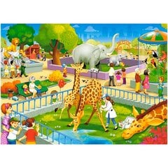 CASTORLAND Dėlionė 60el. Apsilankymas zoologijos sode - zoologijos sodo safario gyvūnai 5+ ProLine kaina ir informacija | Dėlionės (puzzle) | pigu.lt