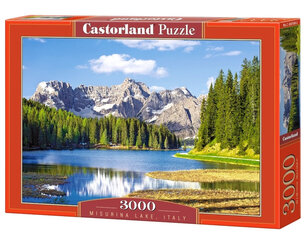 CASTORLAND Dėlionė 3000 dalių Misurinos ežeras Italija - Misurinos ežeras Italija 92x68cm ProLine kaina ir informacija | Dėlionės (puzzle) | pigu.lt