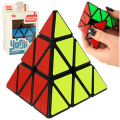 Игра-головоломка PYRAMINX кубик-пазл 9,7 см  KidsPro цена и информация | Настольные игры, головоломки | pigu.lt