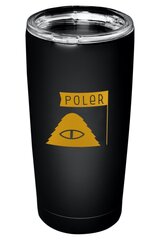 Poler Nerūdijančio plieno termo puodelis Tumbler juodas 590 ml kaina ir informacija | Sportinė apranga moterims | pigu.lt