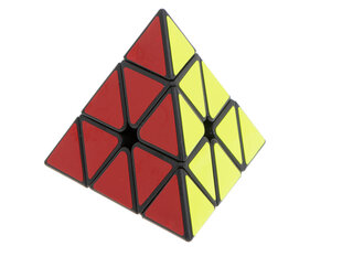 PYRAMINX dėlionės kubo žaidimas Black MoYu KidsPro kaina ir informacija | Stalo žaidimai, galvosūkiai | pigu.lt