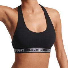 Superdry moteriška sportinė liemenėlė Logo Crop top kaina ir informacija | Liemenėlės | pigu.lt