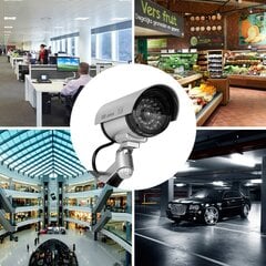 Видеонаблюдение Камера имитация манекена Led cctv StoreGD цена и информация | Интерьерные наклейки | pigu.lt