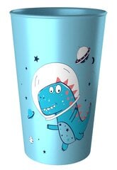 Plastikinis 250 ml lengvas puodelis "Cosmo Dinosaur kaina ir informacija | Gertuvės | pigu.lt