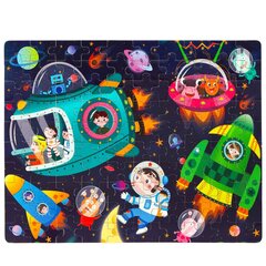 Medinė dėlionė KidsPro Kosmosas, 100 d. kaina ir informacija | Dėlionės (puzzle) | pigu.lt