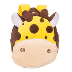 Vaikų darželio kuprinė KidsPro Žirafa, 3L, ruda/geltona kaina ir informacija | Kuprinės ir krepšiai | pigu.lt