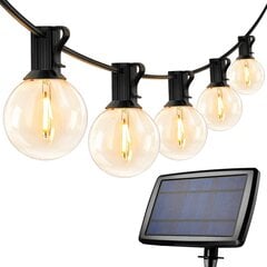 Lauko lempučių girlianda SolarCentre, 25 LED kaina ir informacija | Girliandos | pigu.lt
