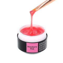 Statybinis gelis Color Sincero Salon, Strawberry Pink, 15 ml kaina ir informacija | Nagų lakai, stiprintojai | pigu.lt