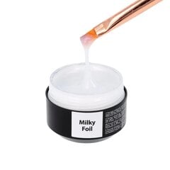 Строительный гель Easy Fluid Sincero Salon, Milky foil, 15 мл цена и информация | Лаки, укрепители для ногтей | pigu.lt