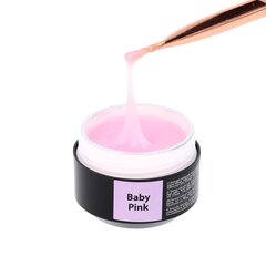 Statybinis gelis Solid Sincero Salon, Baby Pink, 15 ml kaina ir informacija | Nagų lakai, stiprintojai | pigu.lt