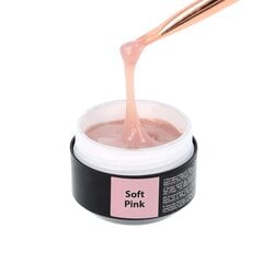 Statybinis gelis Solid Sincero Salon, Soft Pink, 15 ml kaina ir informacija | Nagų lakai, stiprintojai | pigu.lt