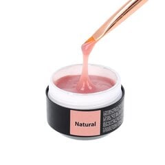 Строительный гель Solid Sincero Salon, Natural, 15 мл цена и информация | Лаки, укрепители для ногтей | pigu.lt