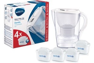 Brita Marella ir Maxtra+, 4 vnt. kaina ir informacija | Vandens filtrai | pigu.lt