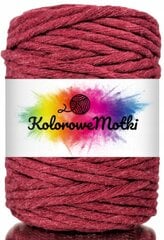 Macrame medvilninė virvė 5mm, 50m vienos gijos pasukimo, KoloroweMotki, Kaštoninės spalvos kaina ir informacija | Nėrimo priemonės | pigu.lt