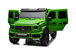 Dvivietis vaikiškas elektrinis džipas Mercedes G63 XXL 4x4, žalias kaina ir informacija | Elektromobiliai vaikams | pigu.lt