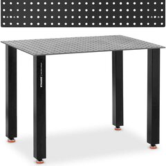 Surenkamas suvirinimo stalas su perforuotu viršumi, SWG-TABLE12016PRO1, 10 mm., 120 cm. x 80 cm., iki 150 kg. kaina ir informacija | Suvirinimo aparatai, lituokliai | pigu.lt