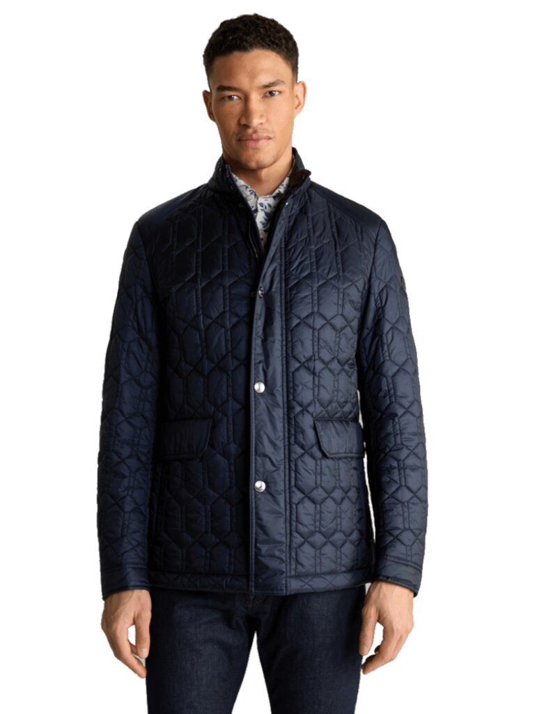 Neperpučiamoji striukė JOOP Claylor Quilted Dark Blue 10009659 404 563979496 цена и информация | Vyriškos striukės | pigu.lt