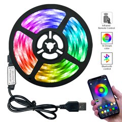 Led rgb usb juosta, 5 metrai kaina ir informacija | LED juostos | pigu.lt