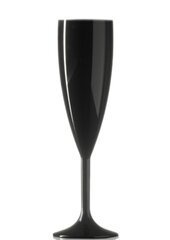 Premium CHAMPAGNE FLUTE Black 195ml, 6vnt kaina ir informacija | Taurės, puodeliai, ąsočiai | pigu.lt