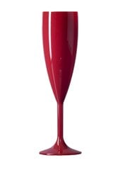 Nedūžtančios taurės Premium CHAMPAGNE FLUTE Red 195ml, 6vnt kaina ir informacija | Taurės, puodeliai, ąsočiai | pigu.lt