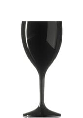 Premium WINE GLASS Black 325ml, 6 шт. цена и информация | Стаканы, фужеры, кувшины | pigu.lt