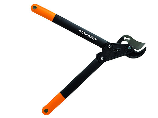 Sodo žirklės Fiskars PowerStep™ L85 112850 kaina ir informacija | Sodo įrankiai | pigu.lt