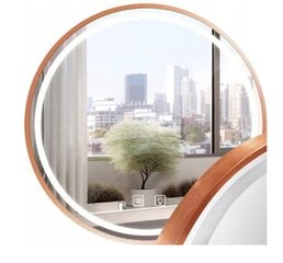 LED sieninis veidrodis 50cm MMJ šlifuotas varis цена и информация | Зеркала | pigu.lt