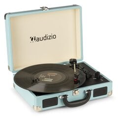 Audizio RP114BL Проигрыватель пластинок, синий цена и информация | Проигрыватели для пластинок, патефоны | pigu.lt