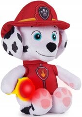 PAW PATROL MARSHALL TALKING MASKOTO NAKTINĖ LEMPA 29 CM kaina ir informacija | Minkšti (pliušiniai) žaislai | pigu.lt