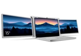 Misura 3M1500S1 dvigubas 15 colių 1920 x 1080 nešiojamasis LCD monitorius цена и информация | Мониторы | pigu.lt