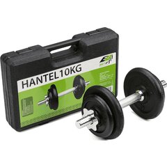 Ketaus hantelis 10 kg lagaminas Enero Fit kaina ir informacija | Badmintonas | pigu.lt