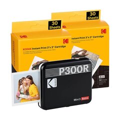 Kodak Mini 3 Era Black 3x3 + 60 Lapų kaina ir informacija | Stebėjimo kameros | pigu.lt