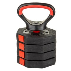 Kompozitinė kettlebell gira įtaisas pompa 3 viename 10 kg EB Fit kaina ir informacija | Badmintonas | pigu.lt