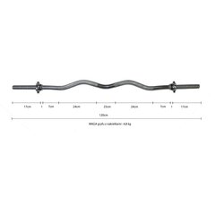 Lengvai lenkiamas 120 cm svarmuo Enero Fit, fi25,4 kaina ir informacija | Badmintonas | pigu.lt