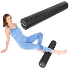 Juoda 15x90 cm EVA jogos roller fitness ENERO FIT kaina ir informacija | Daugiafunkciniai treniruokliai | pigu.lt