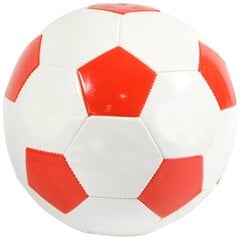 Futbolo kamuolys boružėlė balta-raudona Enero R.5 kaina ir informacija | Futbolo kamuoliai | pigu.lt