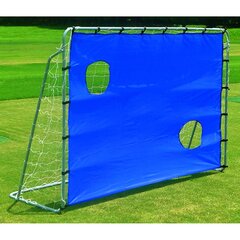 Futbolo vartai Enero su tinklu ir taikinio lenta 215x150x76 cm kaina ir informacija | Futbolo kamuoliai | pigu.lt