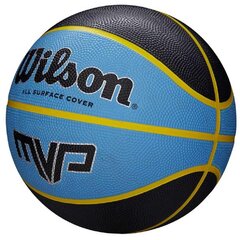 WILSON MVP BASKETBALL R.7 ЧЕРНО-СИНИЙ цена и информация | Баскетбольные мячи | pigu.lt