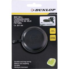 Garsus dviratinis varpiklis juodas 57 mm skersmens, Dunlop kaina ir informacija | Rankinis | pigu.lt