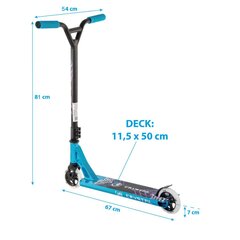 PERFORMANCE SCOOTER PB STUNT 110MM CRYSTAL BLUE цена и информация | Баскетбольные мячи | pigu.lt