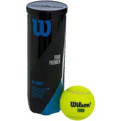 НАБОР ТЕННИСНЫХ МЯЧЕЙ WILSON TOUR PREMIER 3 ШТ. цена и информация | Бадминтон | pigu.lt