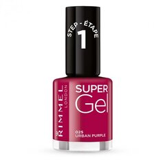 Nagų lakas Rimmel London SuperGel By Kate 12 ml, 025 Urban Purple kaina ir informacija | Nagų lakai, stiprintojai | pigu.lt