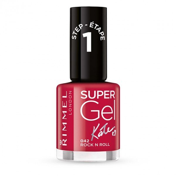 Nagų lakas Rimmel London SuperGel By Kate 12 ml, 042 Rock n Roll kaina ir informacija | Nagų lakai, stiprintojai | pigu.lt