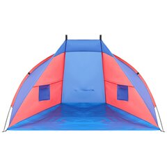 SUN BEACH COVER TENT 200x100x105cm СИНЕ-КРАСНЫЙ ENERO CAMP цена и информация | Палатки | pigu.lt