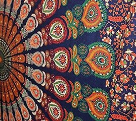 Raajsee Sienų Gobelenas Su Mandala 100 % Medvilnė 132 X 208 Cm kaina ir informacija | Kilimai | pigu.lt