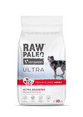 Raw Paleo Vet Expert Ultra Beef Medium&Large Adult, 10kg kaina ir informacija | Sausas maistas šunims | pigu.lt